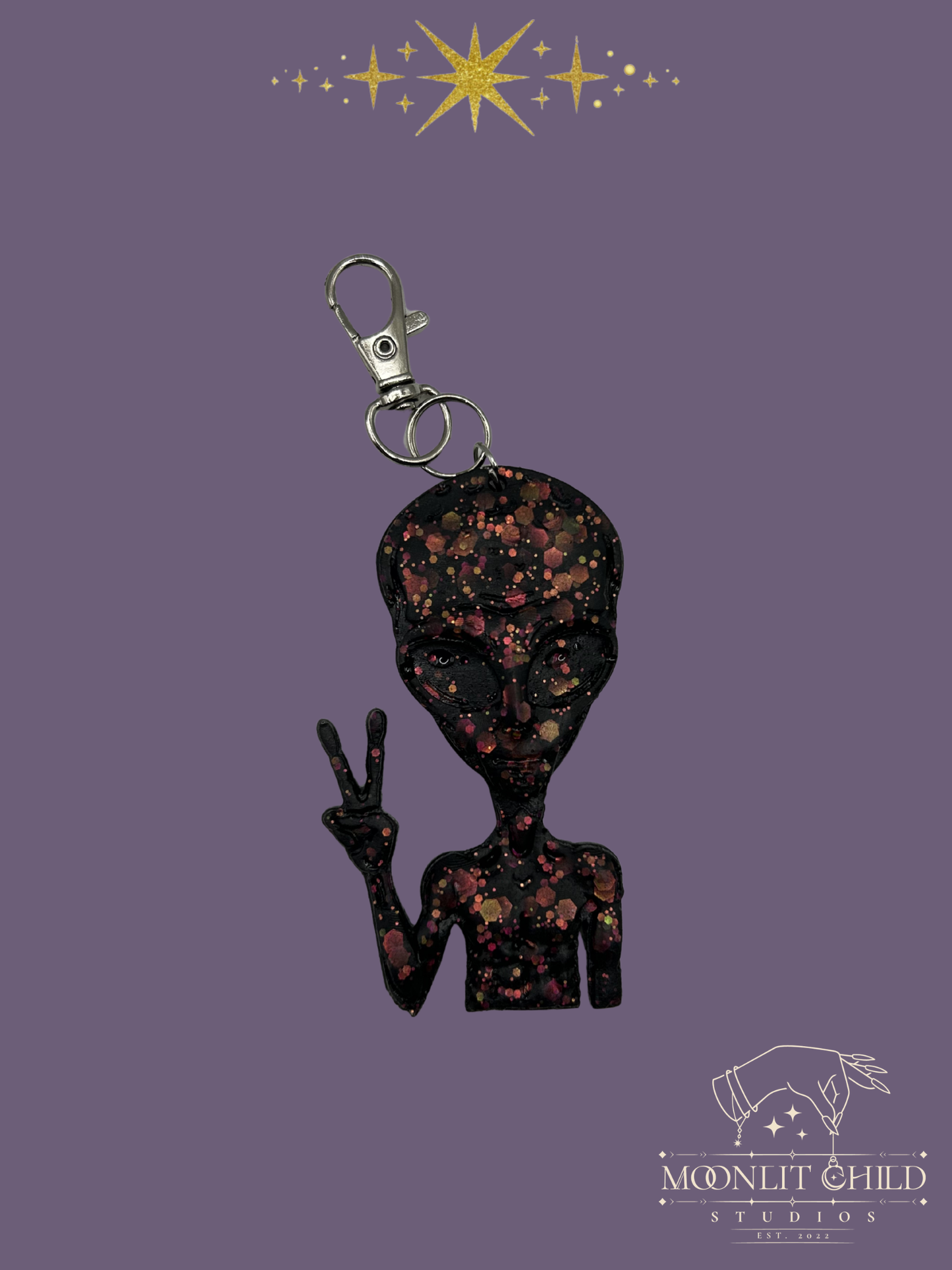 Come in Peace Keychain