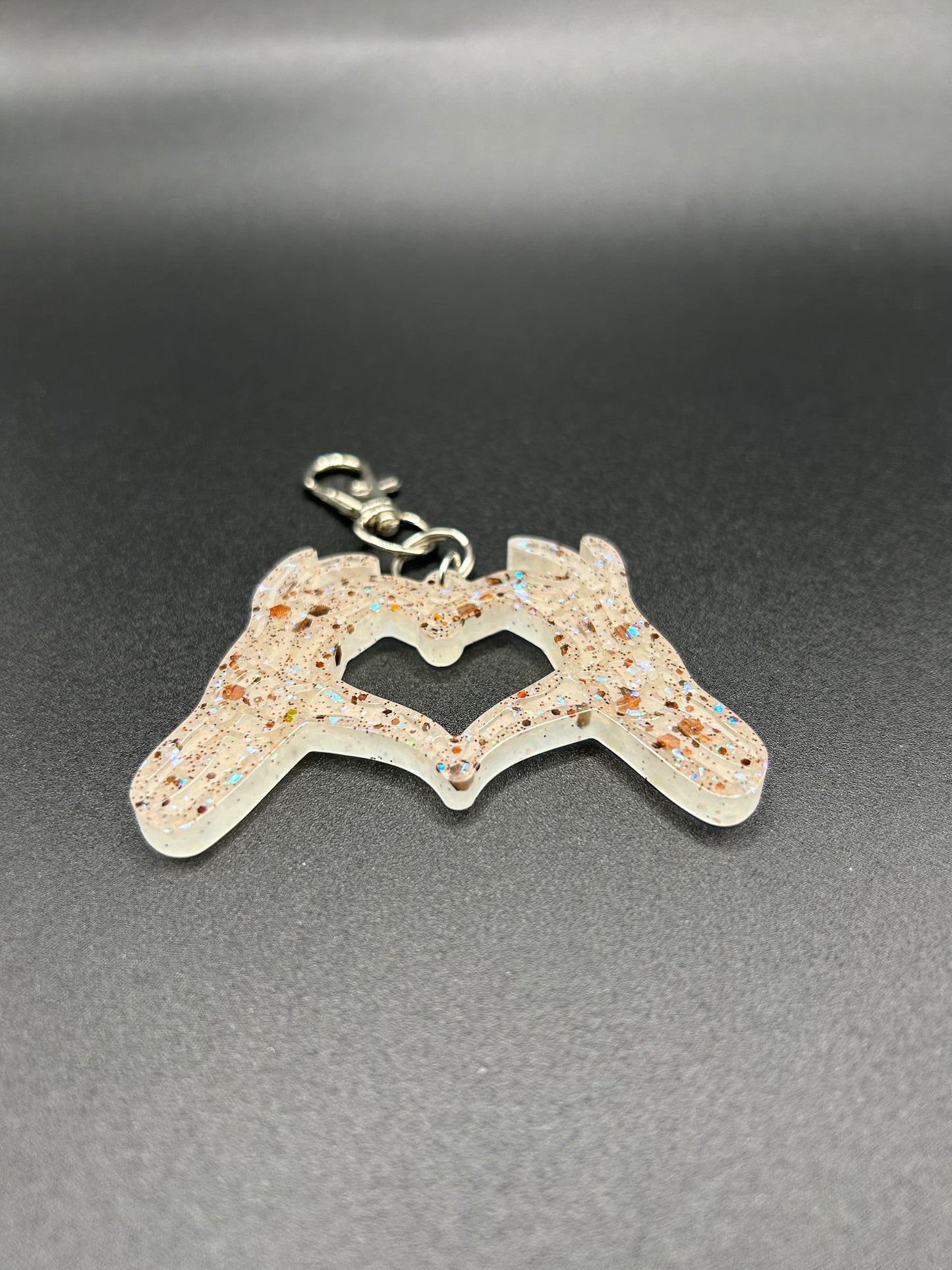 Skeleton Heart Keychain