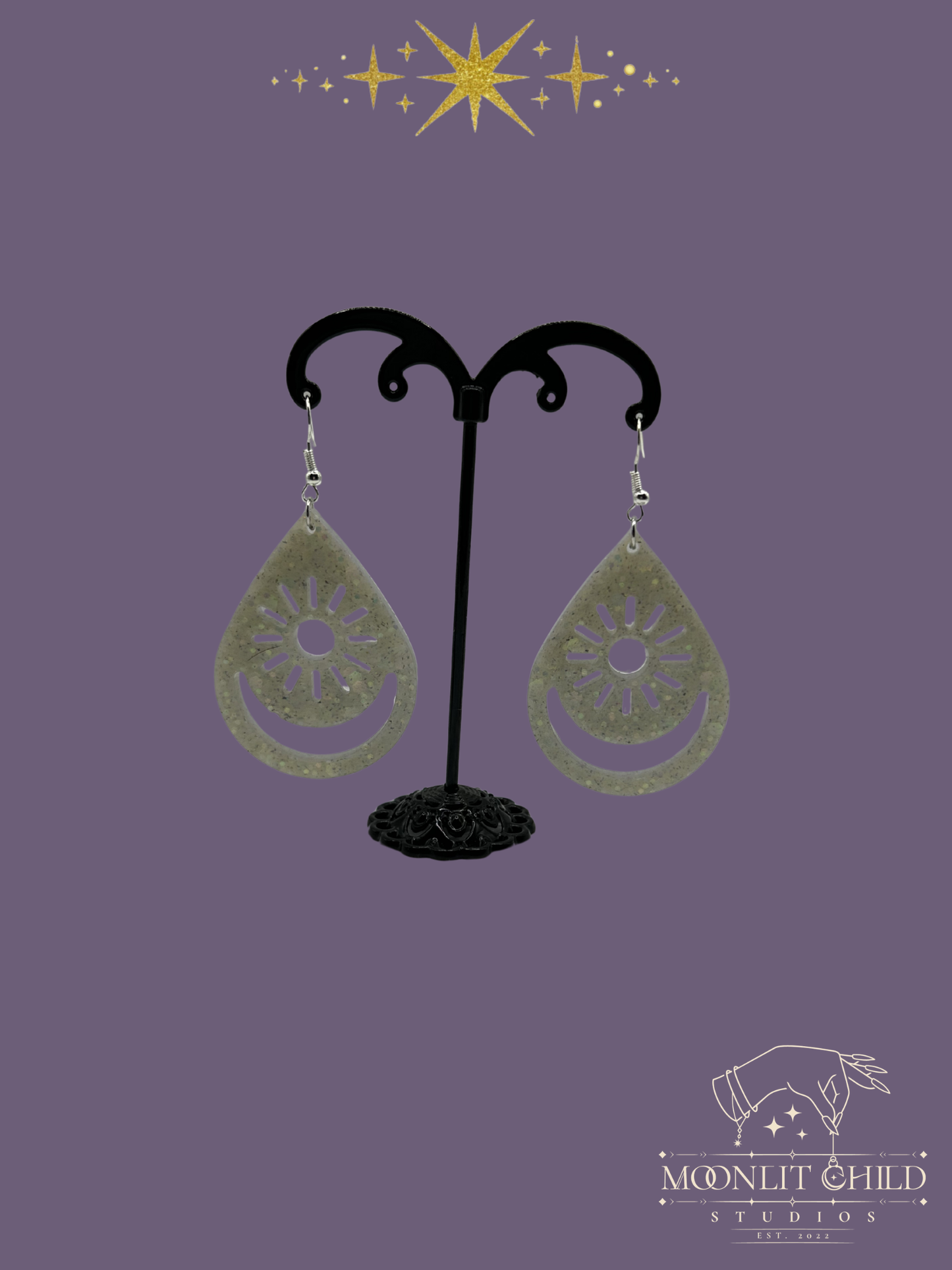 Sun Teardrop Earrings