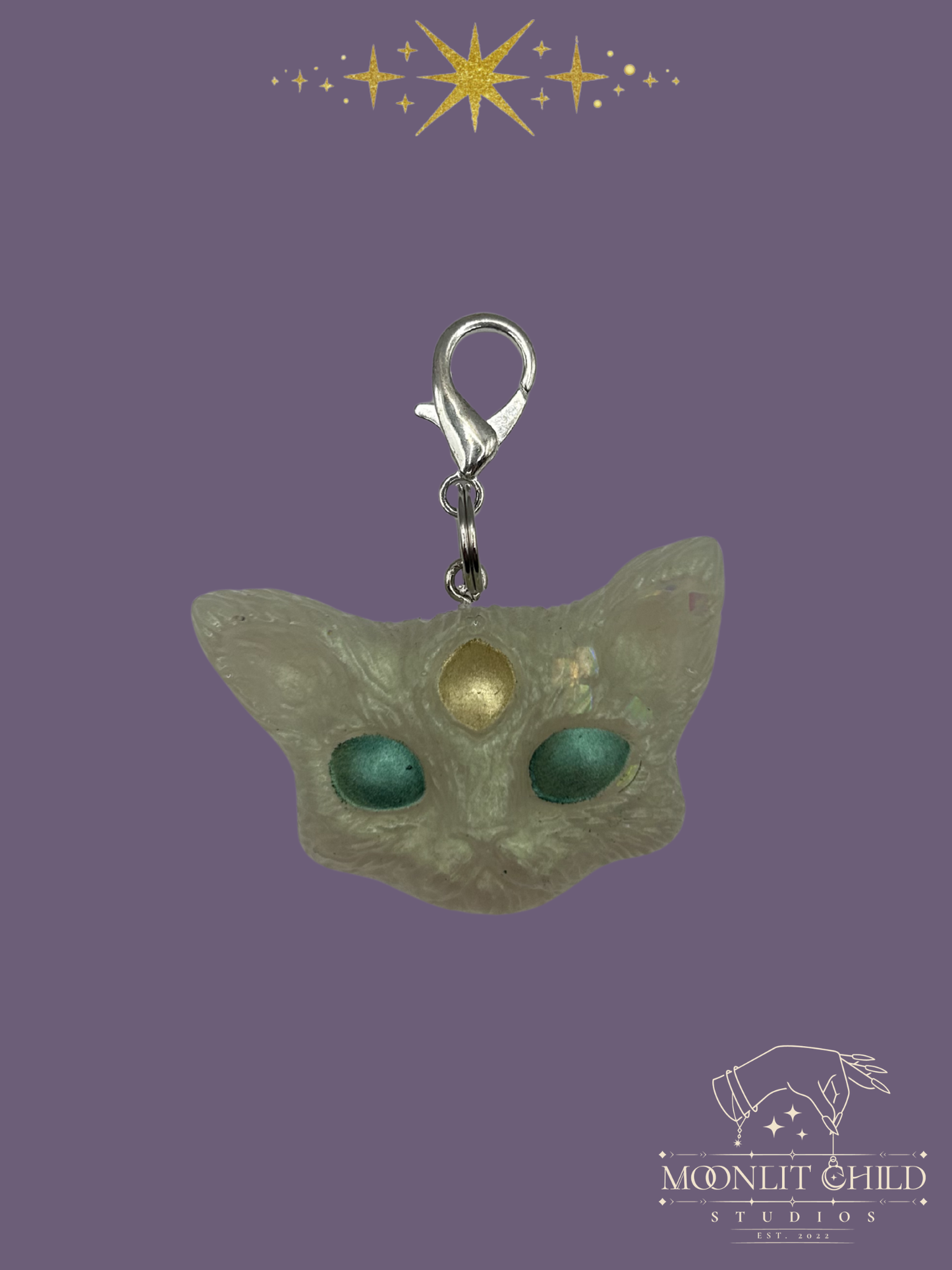 Third Eye Kitty Keychain