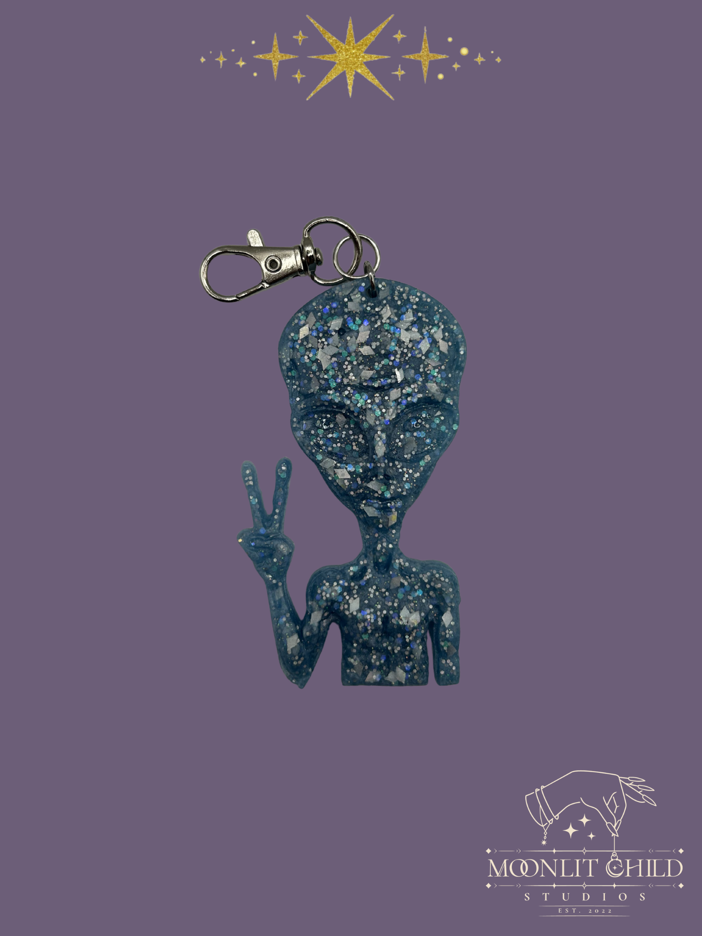 Come in Peace Keychain