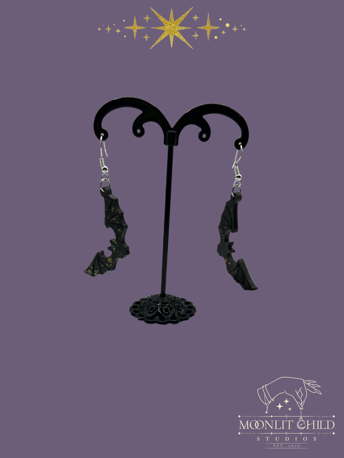Mini Bat Earrings