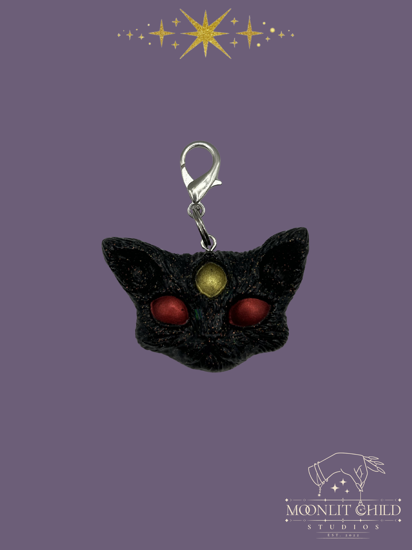 Third Eye Kitty Keychain