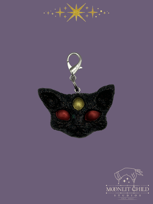 Third Eye Kitty Keychain