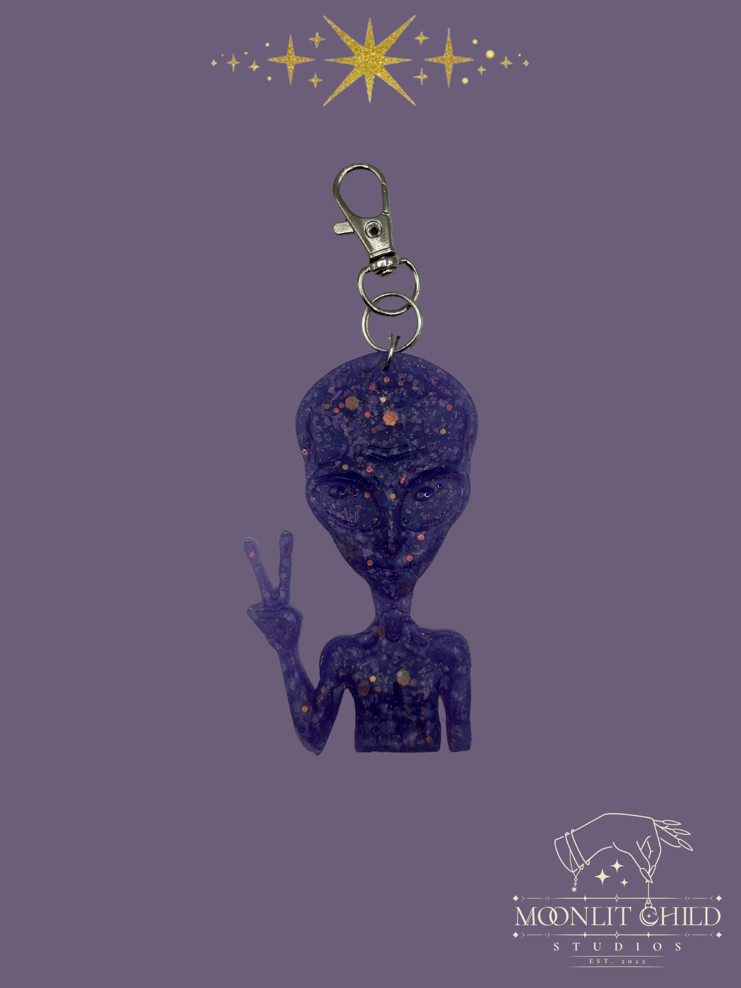 Come in Peace Keychain