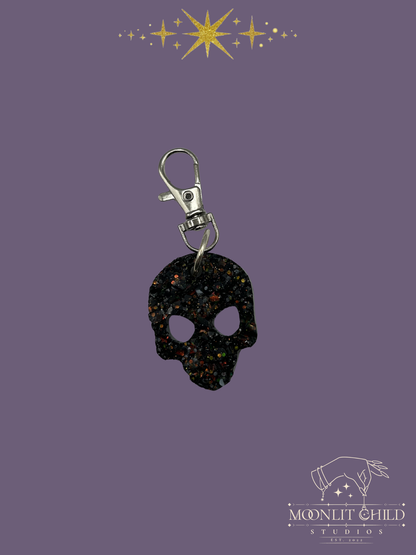 Druzy Alien Keychain