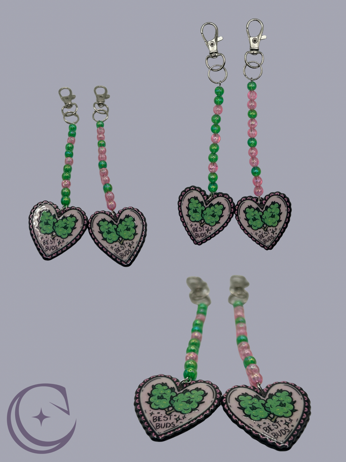 Best Buds Matching Keychain