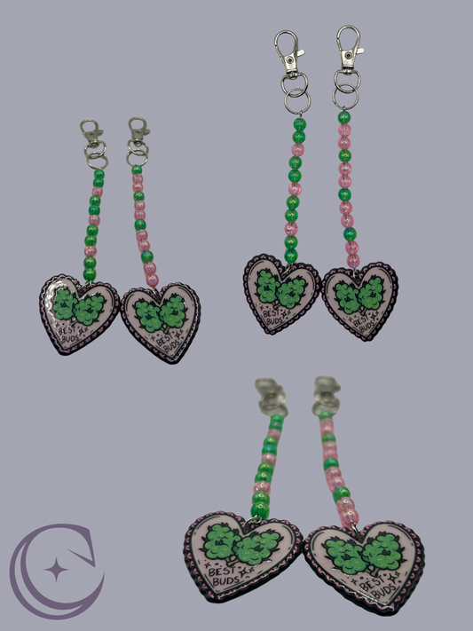 Best Buds Matching Keychain