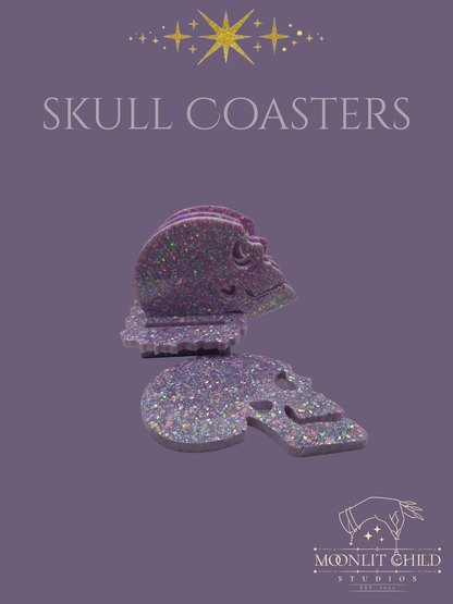 Skull Coaster Set