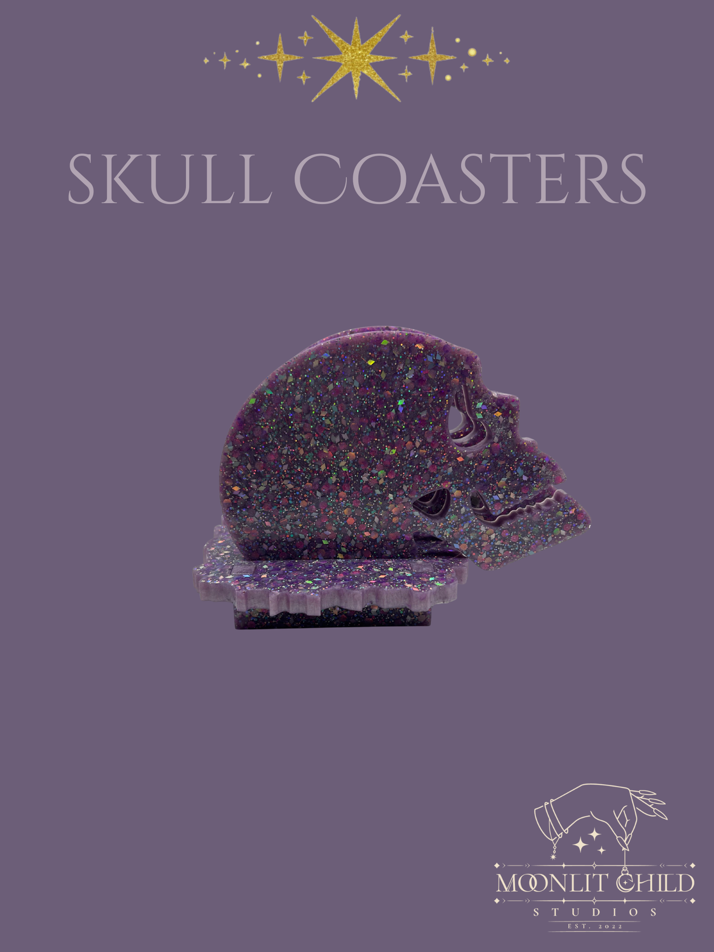 Skull Coaster Set