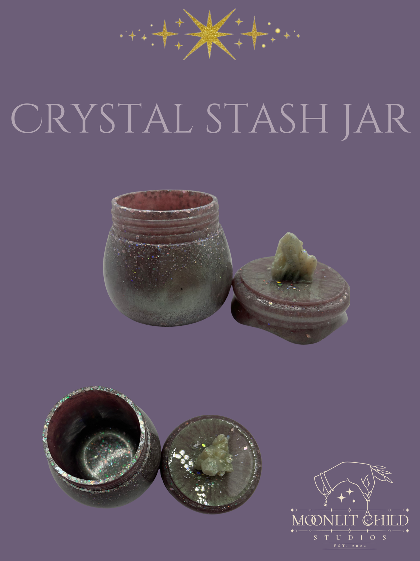 Crystal Stash Jar