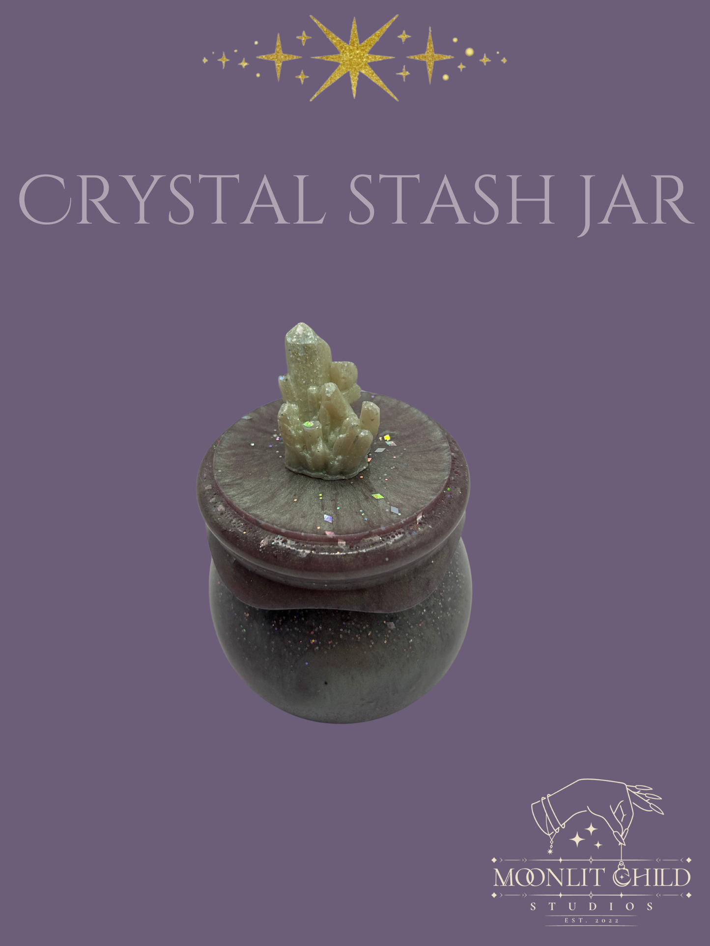 Crystal Stash Jar